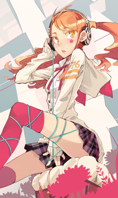 Обои Anime Girl 480x800