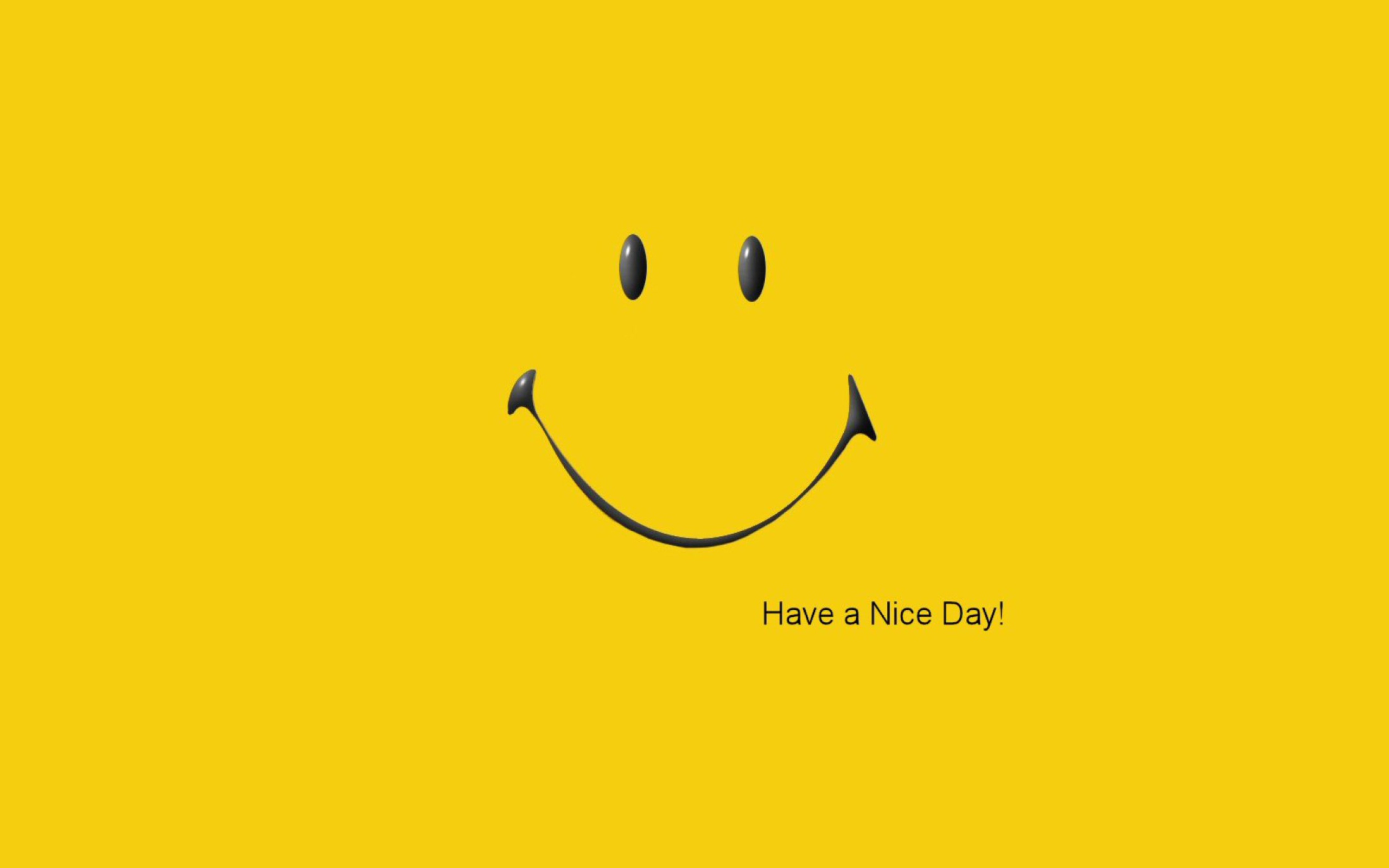 Das Have A Nice Day Wallpaper 2560x1600