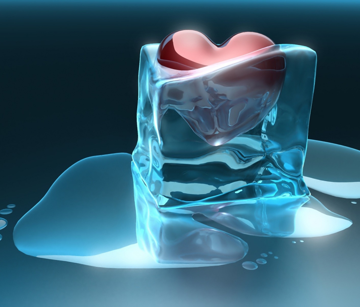 Das Frozen Heart Wallpaper 1200x1024