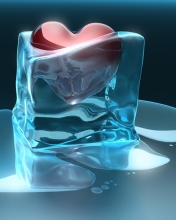 Fondo de pantalla Frozen Heart 176x220