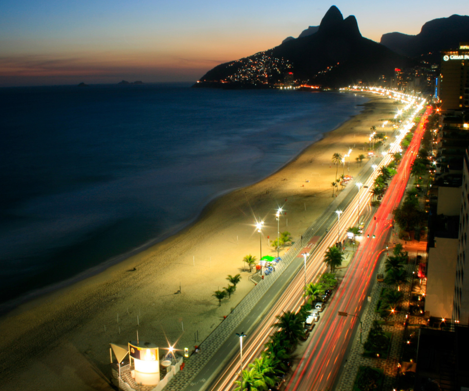 Sfondi Rio De Janeiro Beach 960x800