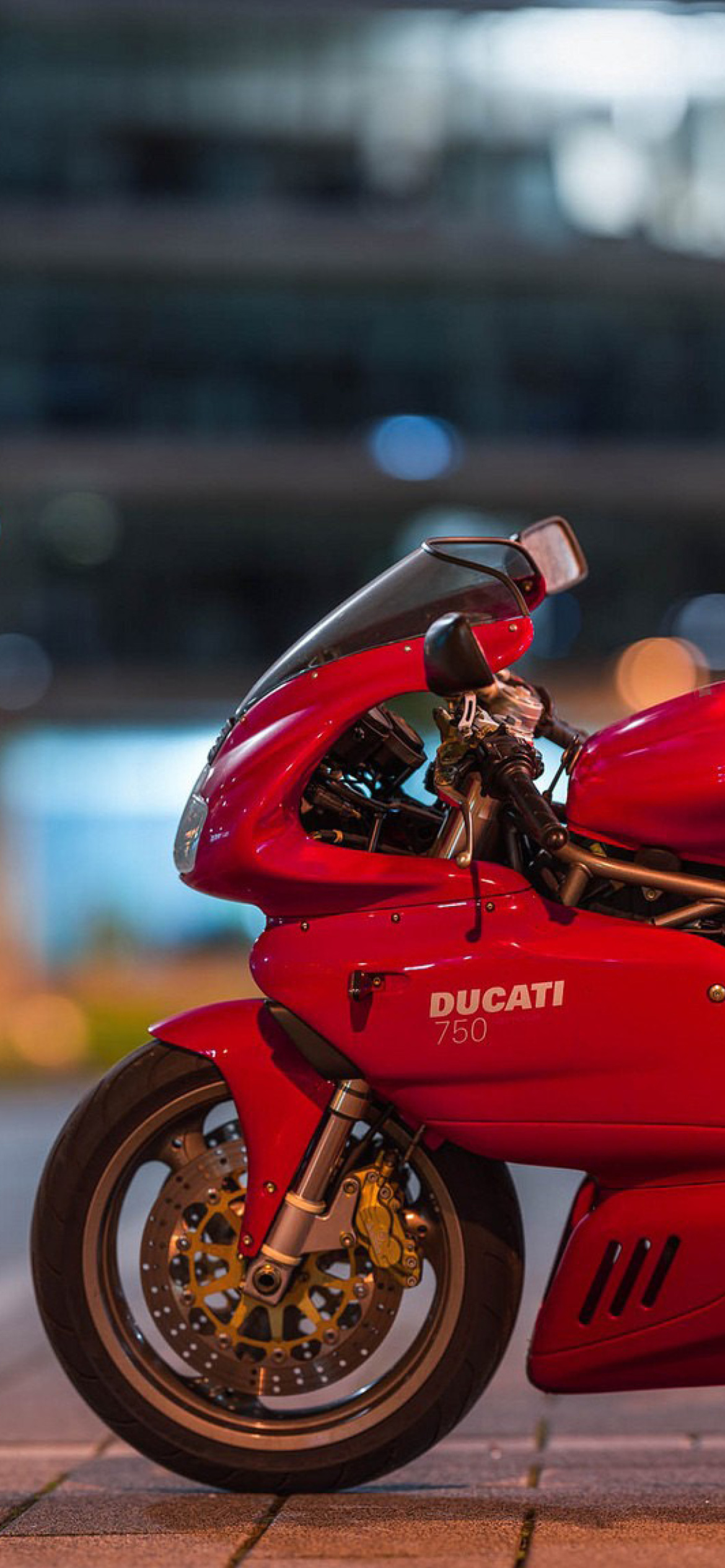Fondo de pantalla Ducati 750 SS 1170x2532