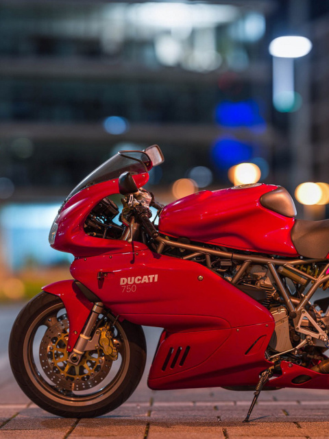 Fondo de pantalla Ducati 750 SS 480x640