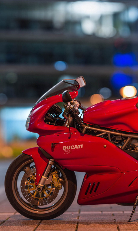 Fondo de pantalla Ducati 750 SS 480x800