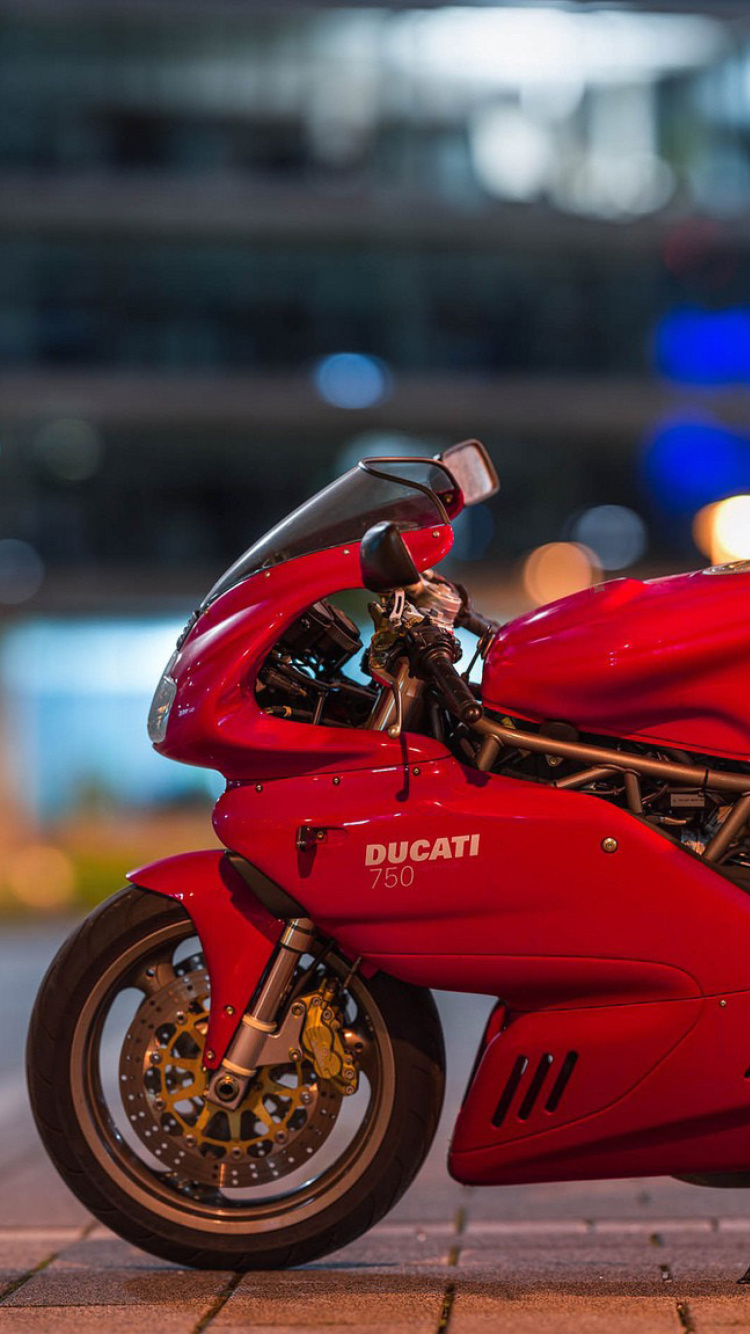 Das Ducati 750 SS Wallpaper 750x1334