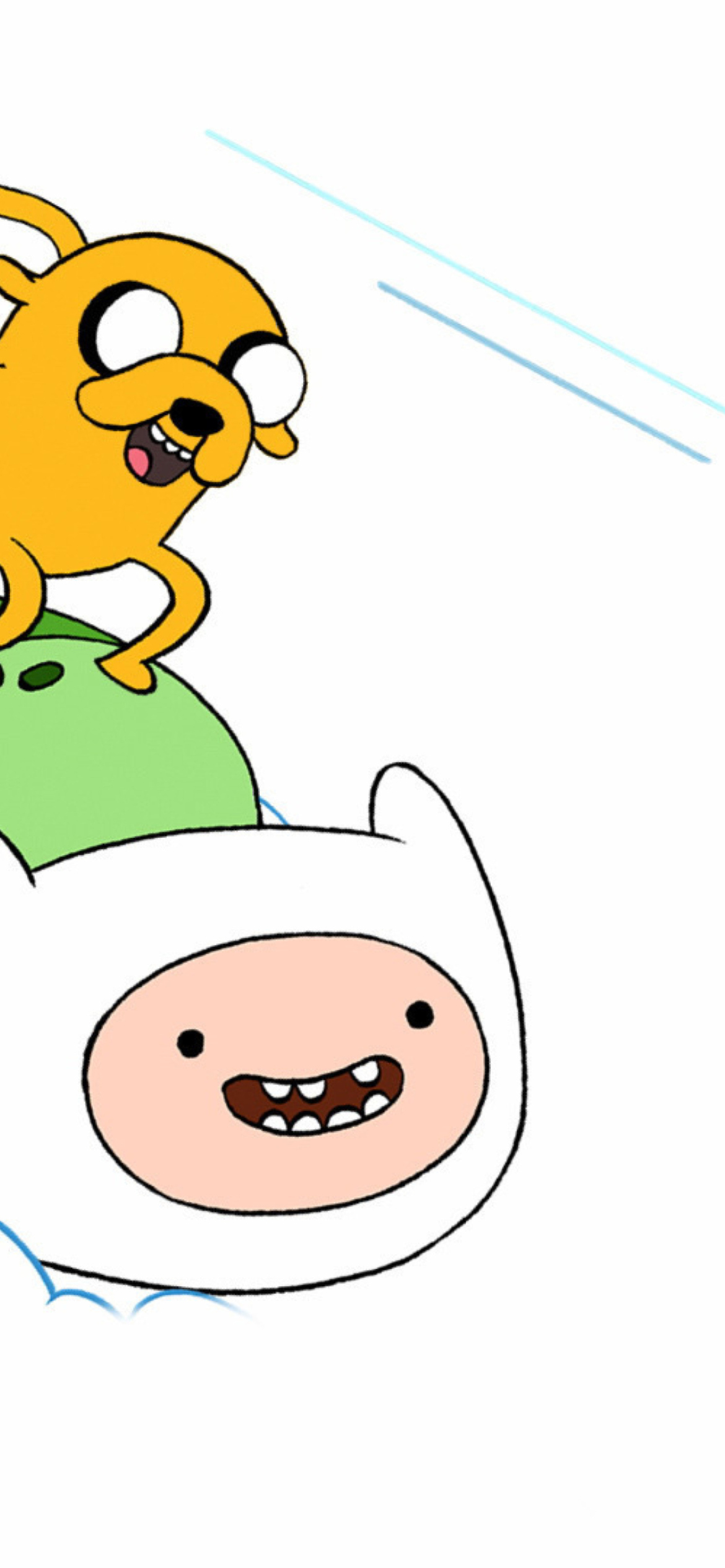 Fondo de pantalla Finn And Jake Adventure Time 1170x2532