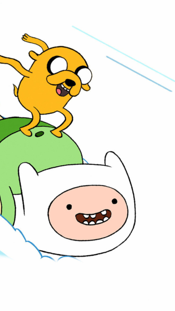 Обои Finn And Jake Adventure Time 360x640