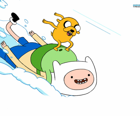 Screenshot №1 pro téma Finn And Jake Adventure Time 480x400