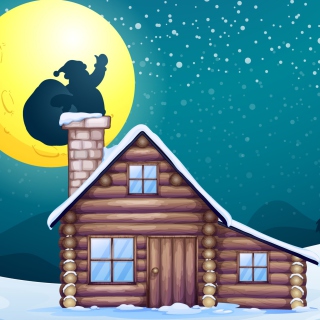 It's Santa's Night - Obrázkek zdarma pro iPad mini 2