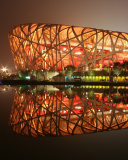 Das Beijing National Stadium Wallpaper 128x160