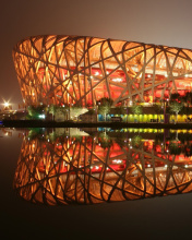 Das Beijing National Stadium Wallpaper 176x220