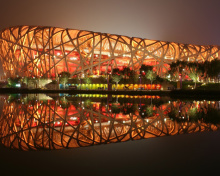 Das Beijing National Stadium Wallpaper 220x176