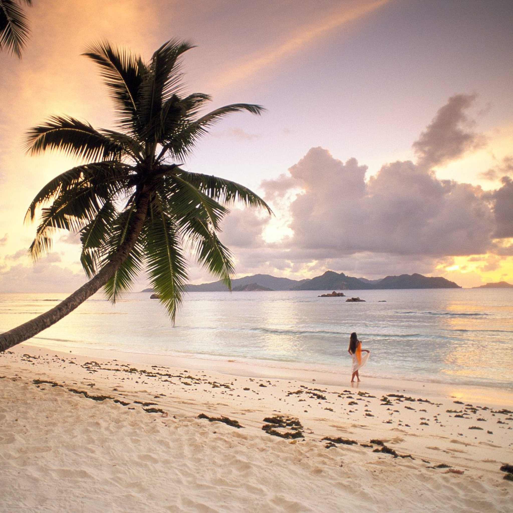 Fondo de pantalla Seychelles Beach 2048x2048