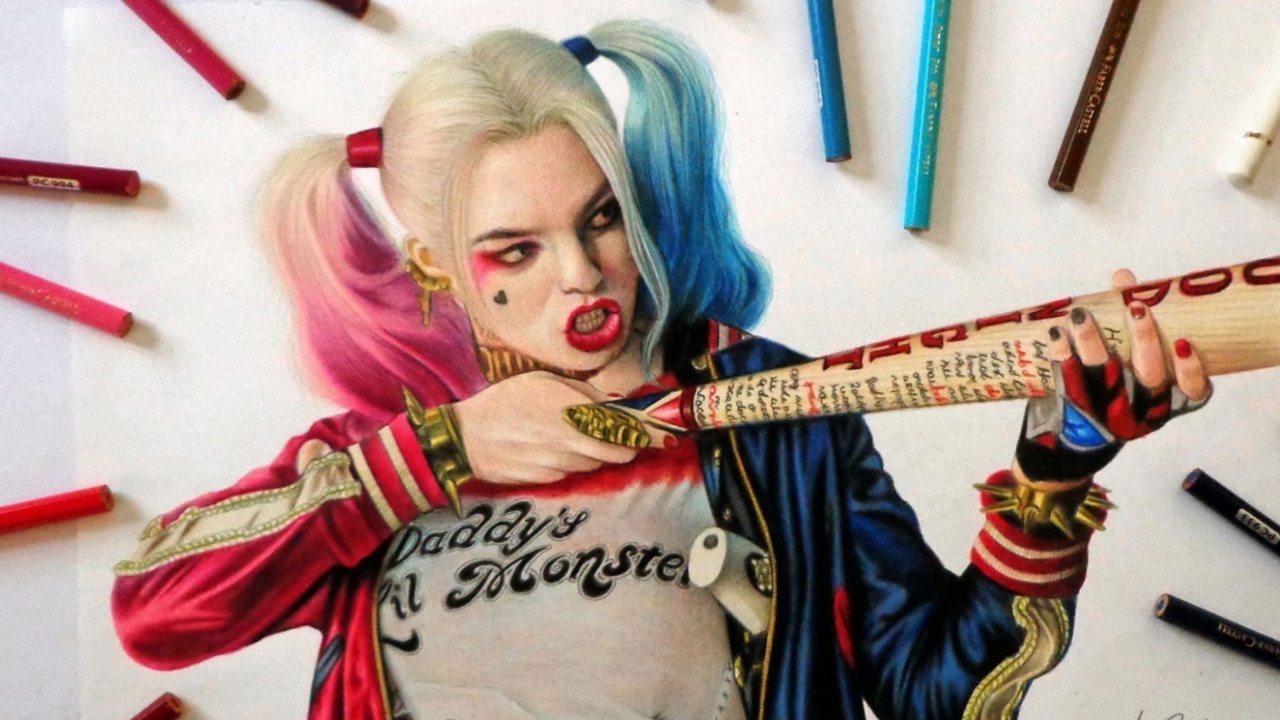 Das Margot Robbie in Suicide Squad Wallpaper 1280x720