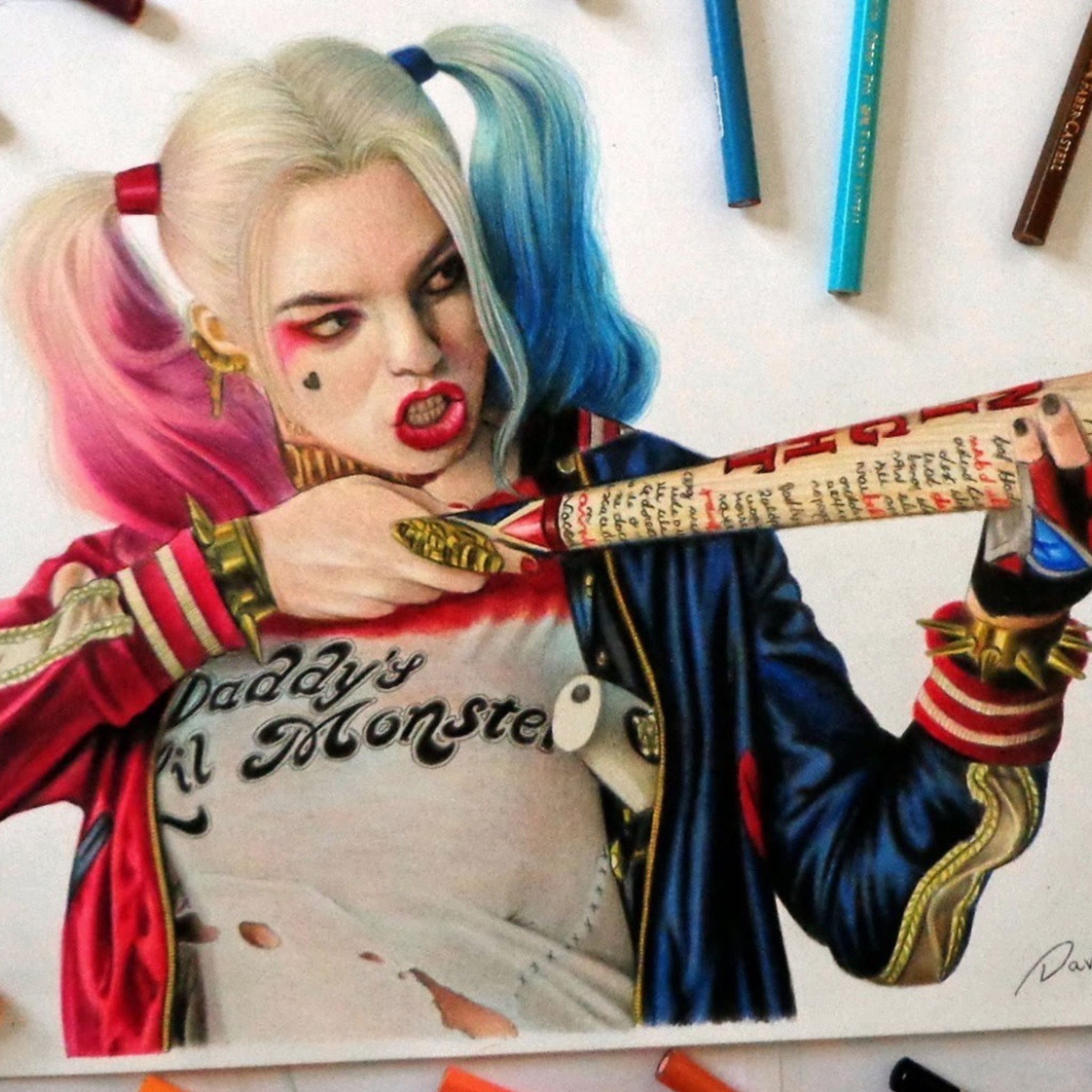 Das Margot Robbie in Suicide Squad Wallpaper 2048x2048