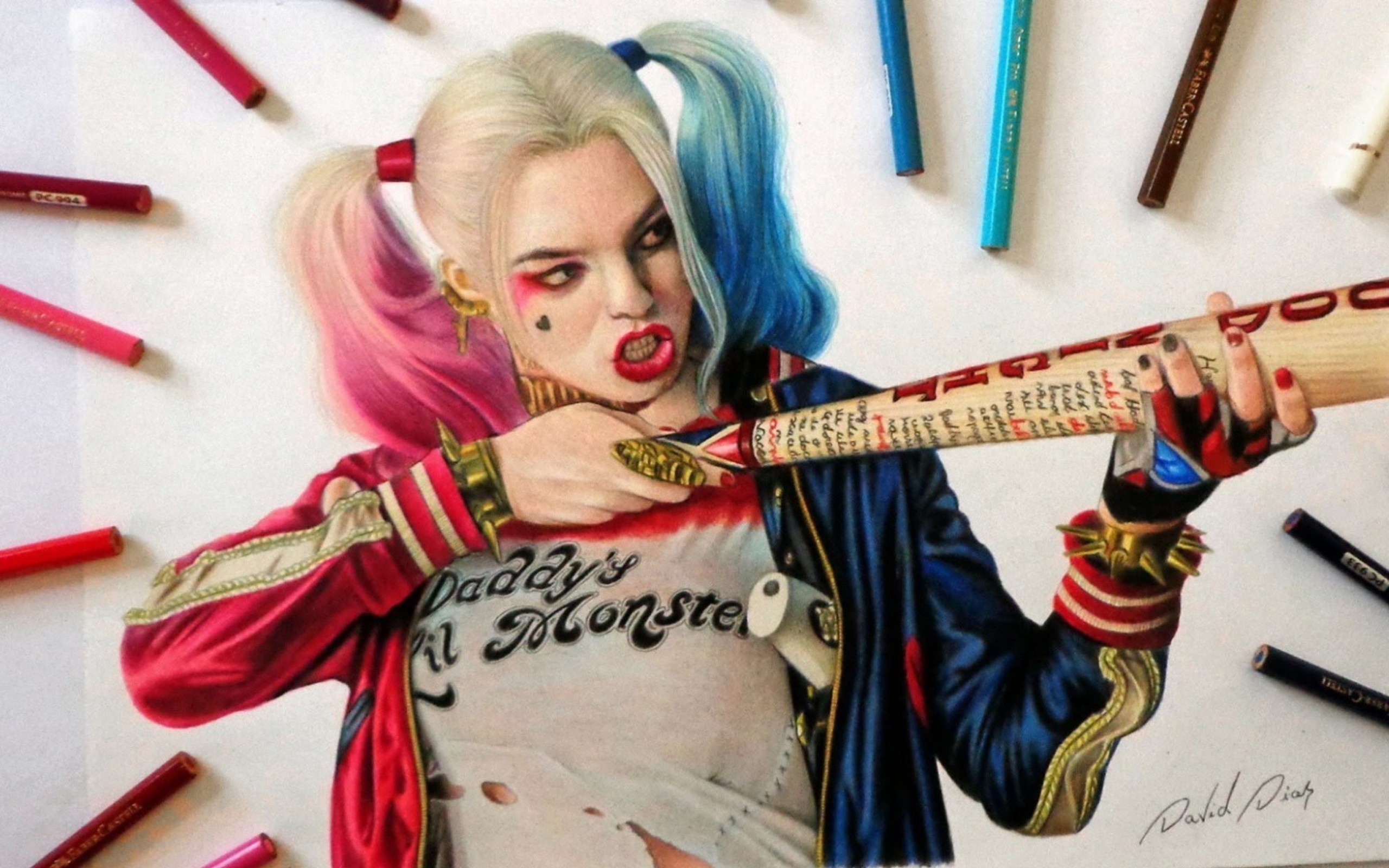 Margot Robbie in Suicide Squad wallpaper 2560x1600