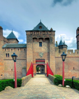 Muiderslot Castle in Netherlands Background for 240x320