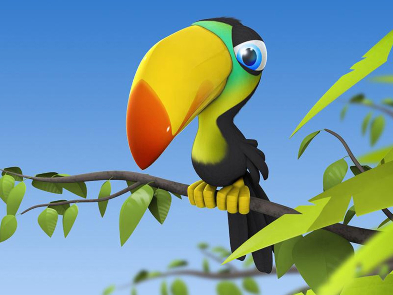 Colorful Parrot screenshot #1 1600x1200