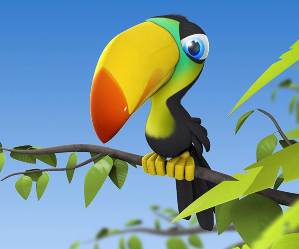 Colorful Parrot screenshot #1 960x800