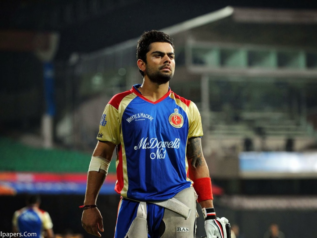 Sfondi Virat Kohli in India Cricket HD 1024x768