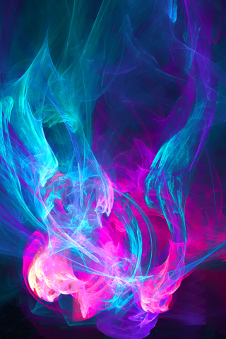 Screenshot №1 pro téma Purple Fire 320x480