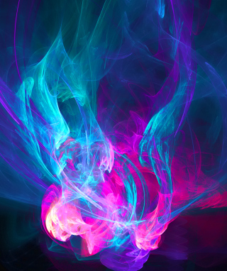 Kostenloses Purple Fire Wallpaper für 640x960