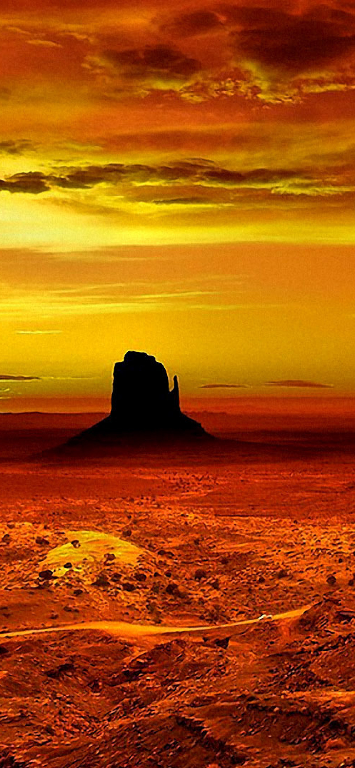 Screenshot №1 pro téma Monument Valley Navajo Tribal Park in Arizona 1170x2532