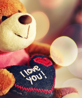 I Love You Teddy Bear sfondi gratuiti per Nokia X3-02