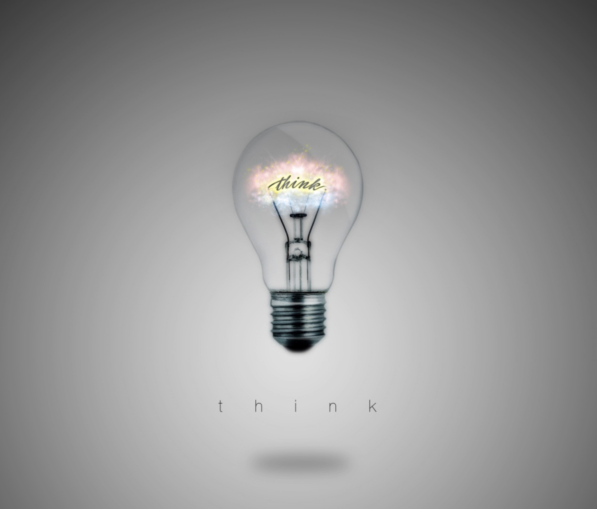 Обои Think 1200x1024