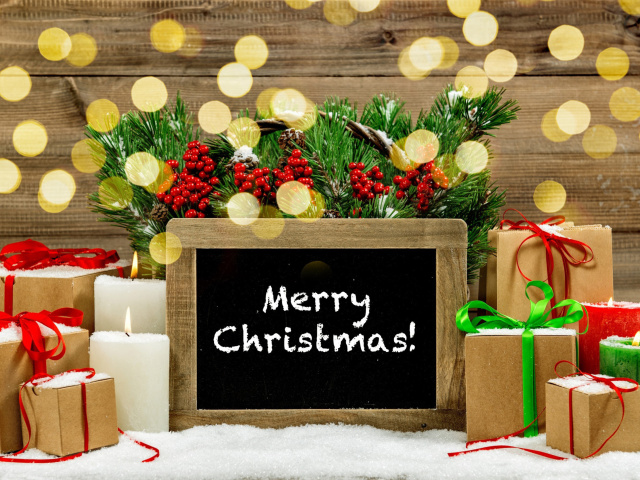 Sfondi Merry Christmas 640x480