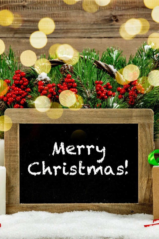 Sfondi Merry Christmas 640x960