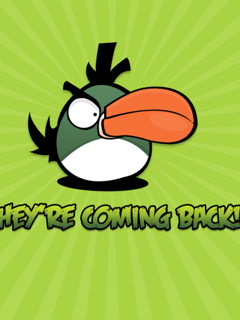 Angrybird Green screenshot #1 480x640