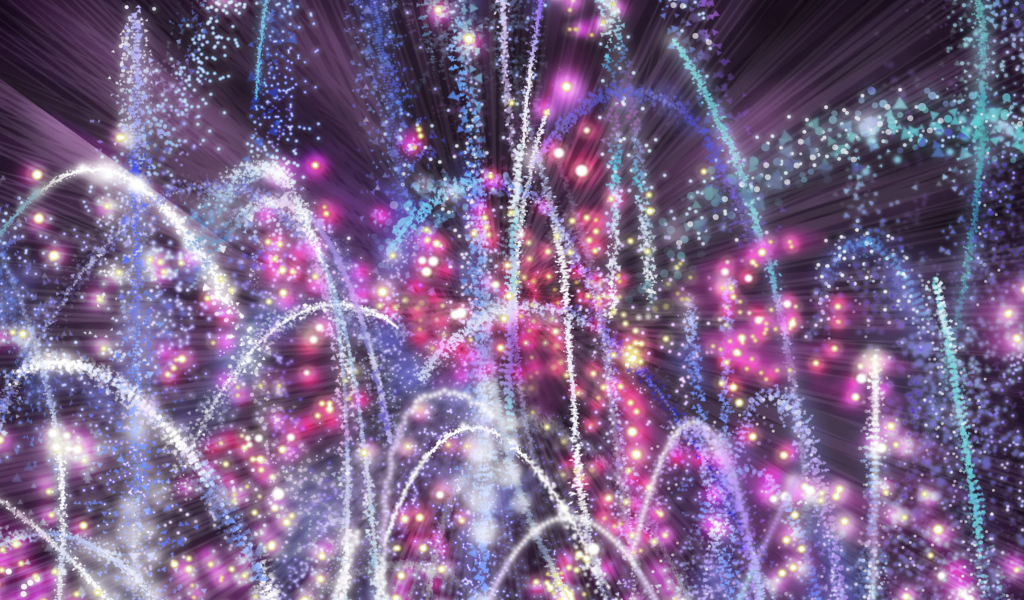 Fondo de pantalla New Year 2014 Fireworks 1024x600