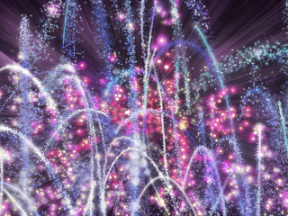 Обои New Year 2014 Fireworks 320x240