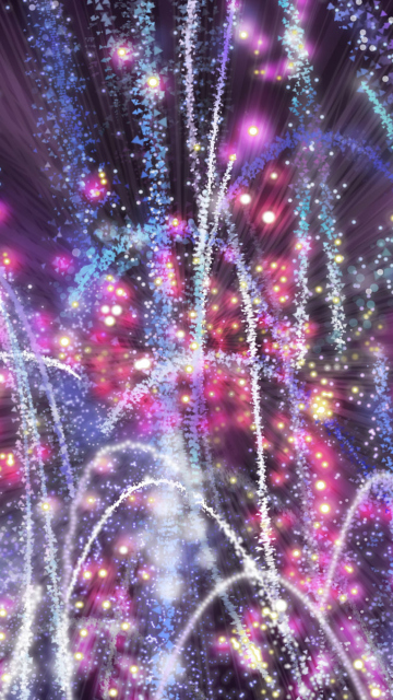 Sfondi New Year 2014 Fireworks 360x640