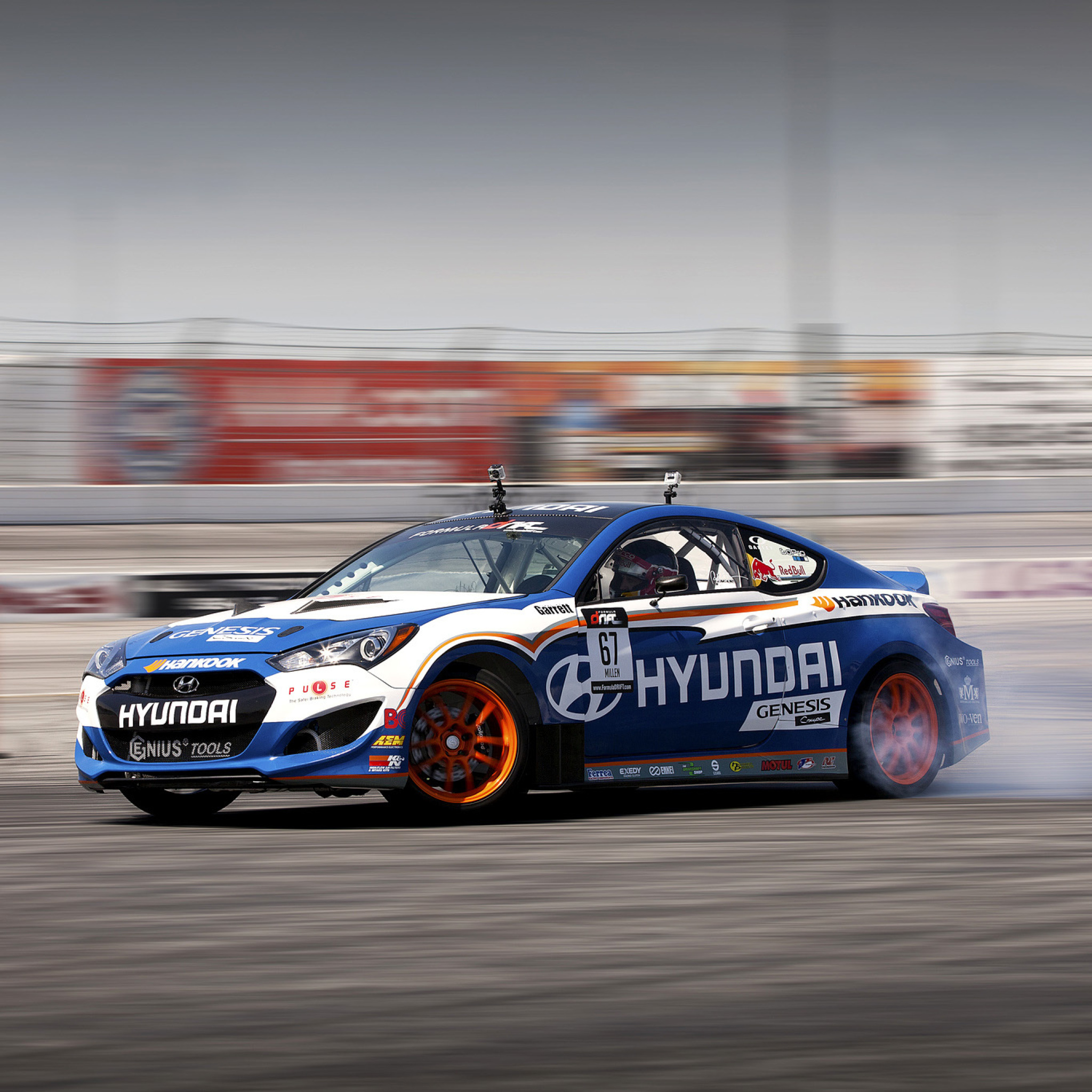 Sfondi Hyundai Genesis Coupe Race Cars 2048x2048