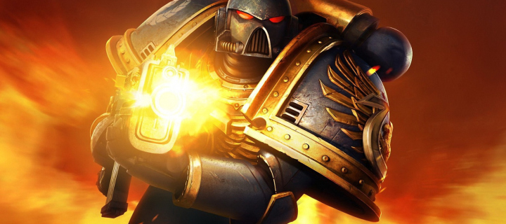 Space Marines Warhammer 40000 wallpaper 720x320