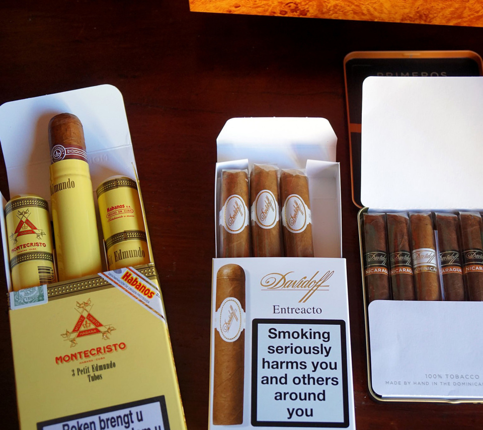 Fondo de pantalla Cuban Montecristo Cigars 960x854