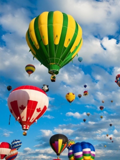 Screenshot №1 pro téma Air Balloons 240x320