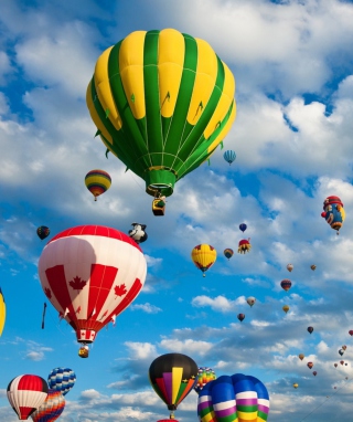Kostenloses Air Balloons Wallpaper für Nokia Asha 503