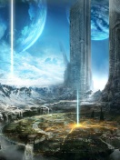 Fantasy Space World screenshot #1 132x176