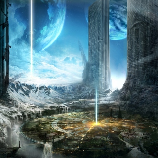 Fantasy Space World - Fondos de pantalla gratis para 1024x1024