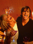 Sfondi Cameron Diaz And Ashton Kutcher in What Happens in Vegas 132x176
