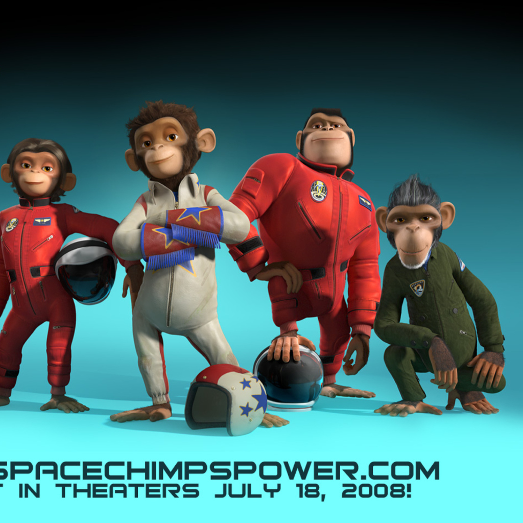 Das Space Chimps 2: Zartog Strikes Back Wallpaper 1024x1024