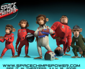 Das Space Chimps 2: Zartog Strikes Back Wallpaper 176x144