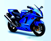 Das Kawasaki Ninja ZX 12R Wallpaper 176x144