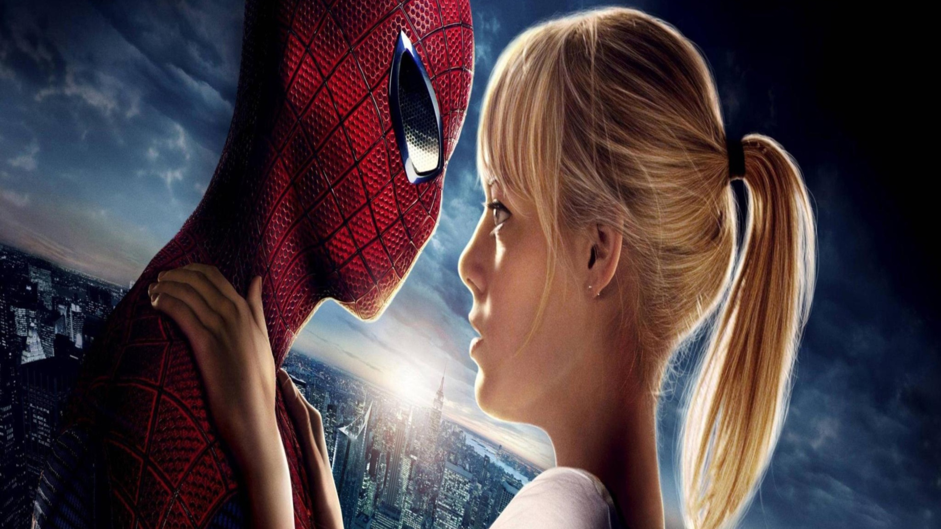 Sfondi Amazing Spider Man And Emma Stone 1920x1080