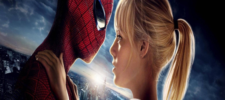 Amazing Spider Man And Emma Stone wallpaper 720x320