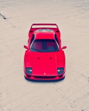 Screenshot №1 pro téma Red Ferrari F40 Top Angle 176x220