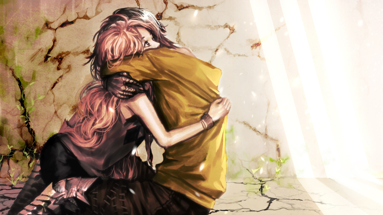 Love Hug wallpaper 1280x720